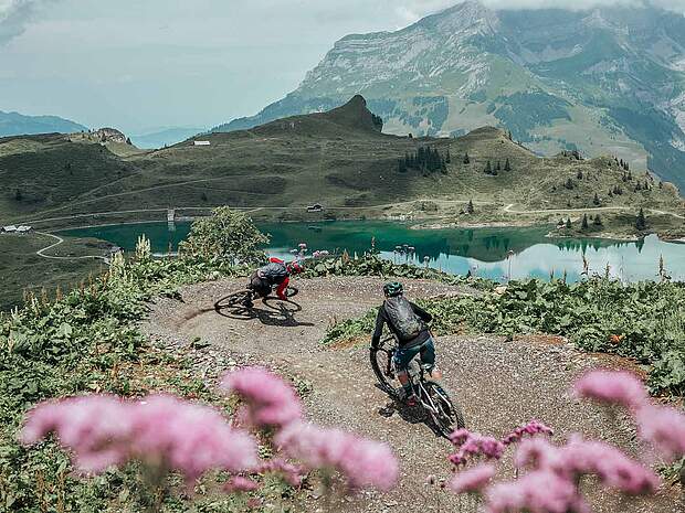 Jochpass Trail, Hells bell, Bike