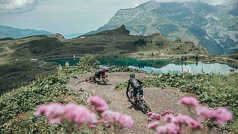 Jochpass Trail, Hells bell, Bike
