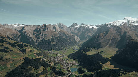 Blick auf Engelberg