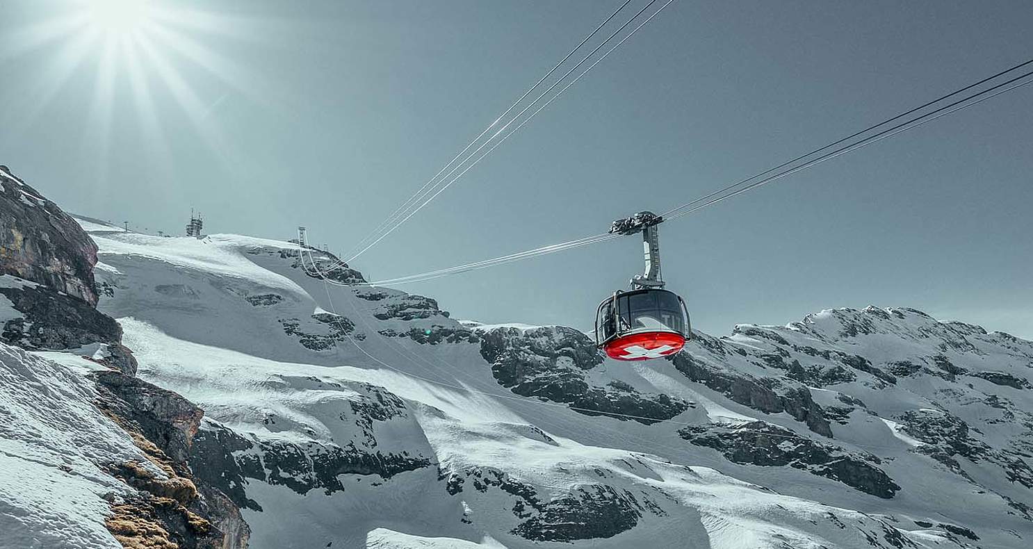Titlis, Winter, Rotair