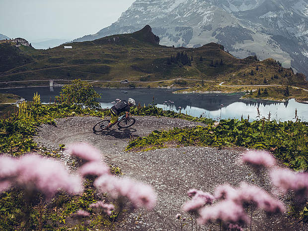 Mountainbike Trail, Engelberg ist eine der grössten Bikeregionen der Zentralschweiz